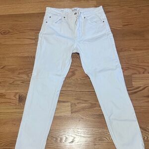 Pull&Bear Men's White Skinny Jeans